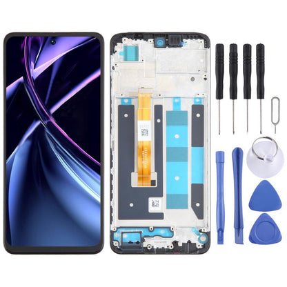 Écran LCD OEM complet avec cadre pour Realme Narzo N55, For Realme Narzo N55