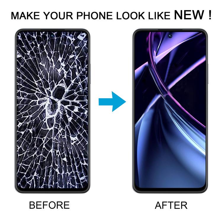 Écran LCD OEM complet avec cadre pour Realme Narzo N55, For Realme Narzo N55