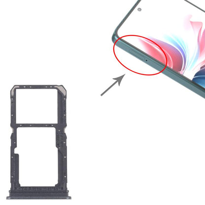 For OPPO Reno11 F CPH2603 10pcs Original SIM Card Tray + SIM Card Tray / Micro SD Card Tray