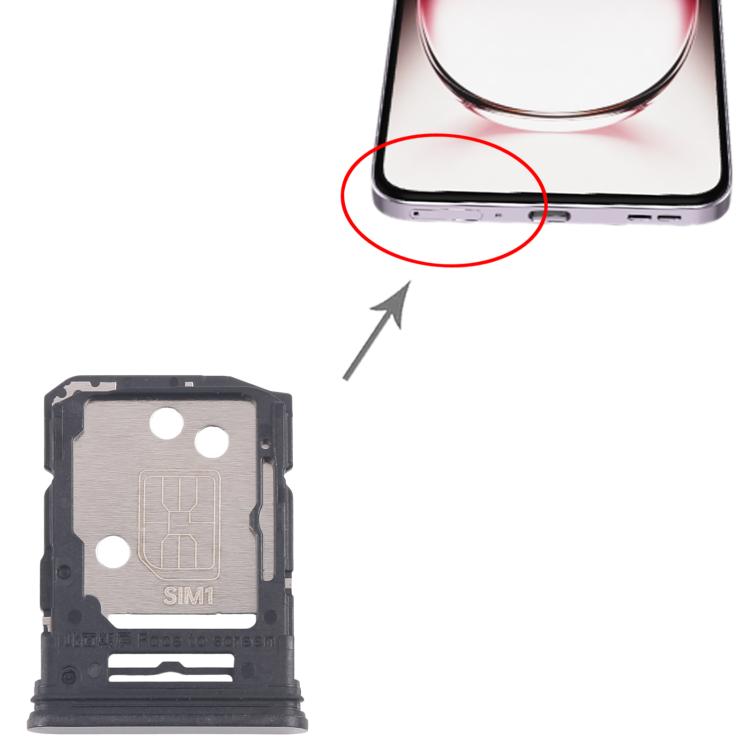 For OPPO Reno12 5G CPH2625 10pcs Original SIM Card Tray + SIM Card Tray / Micro SD Card Tray