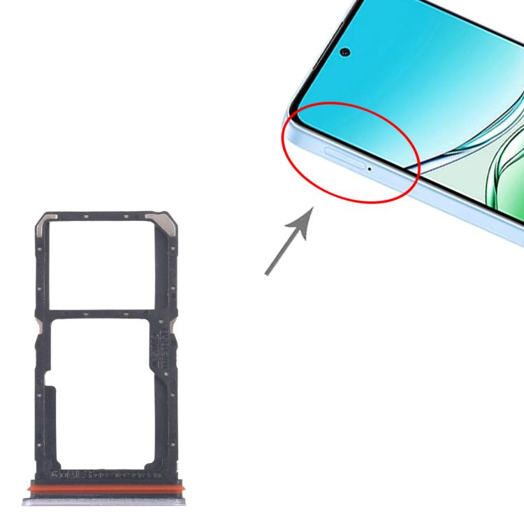 For OPPO A5 Pro 4G CPH2711 10pcs Original SIM Card Tray + SIM Card Tray / Micro SD Card Tray