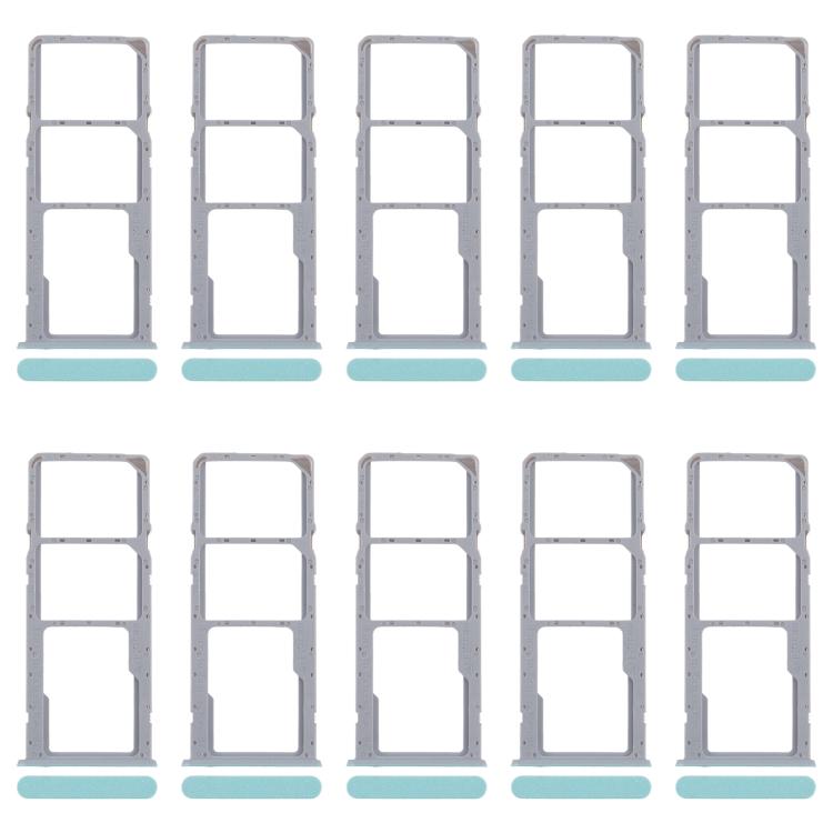 For Realme C53 India RMX3762 10pcs Original SIM Card Tray + SIM Card Tray + Micro SD Card Tray