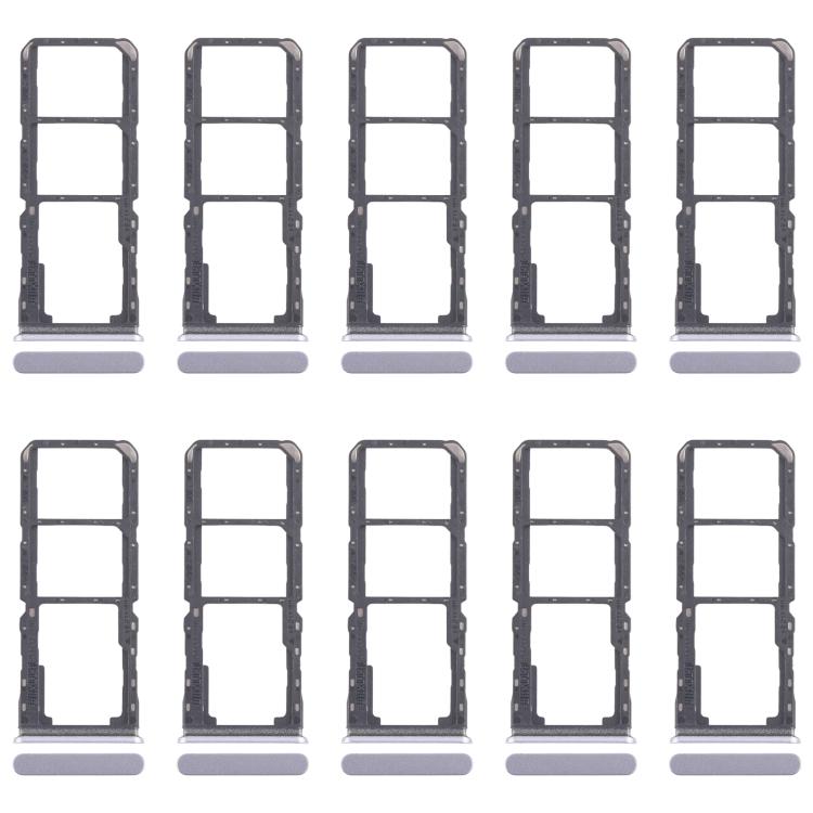 For Realme 11 5G RMX3780 10pcs Original SIM Card Tray + SIM Card Tray + Micro SD Card Tray