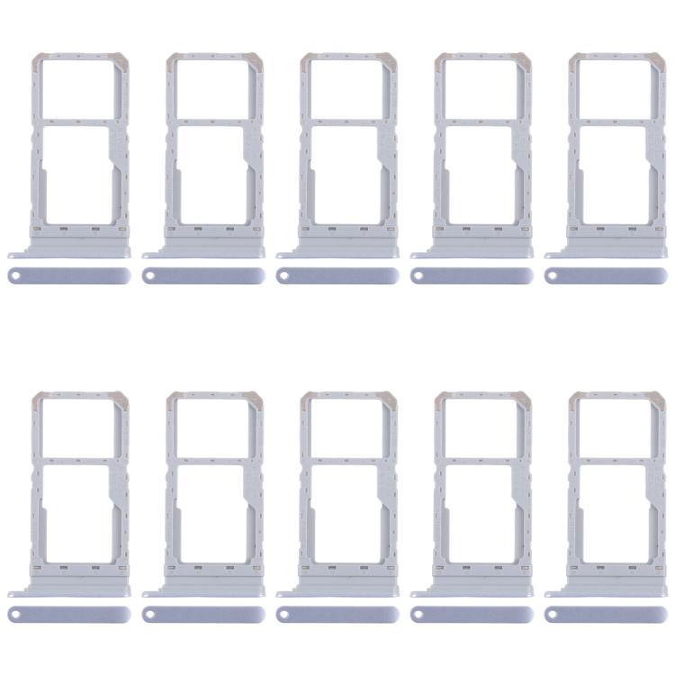For Realme 12 4G RMX3871 10pcs Original SIM Card Tray + SIM Card Tray / Micro SD Card Tray