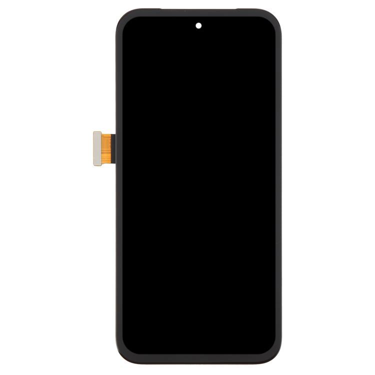 Écran LCD d'origine complet avec cadre et nappe de connexion pour lecteur d'empreintes digitales, compatible avec Google Pixel 8A GKV4X G6GPR G8HHN., For Google Pixel 8A(Original)