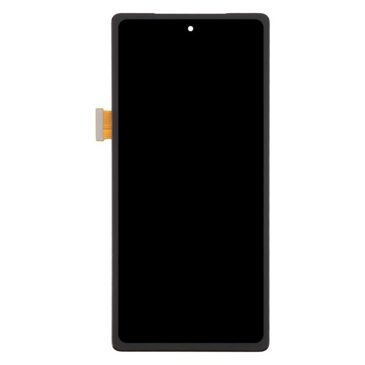 Écran LCD d'origine complet avec cadre et nappe de connexion pour lecteur d'empreintes digitales, compatible avec Google Pixel 7a (GWKK3, GHL1X, G0DZQ, G82U8)., For Google Pixel 7a(Original)