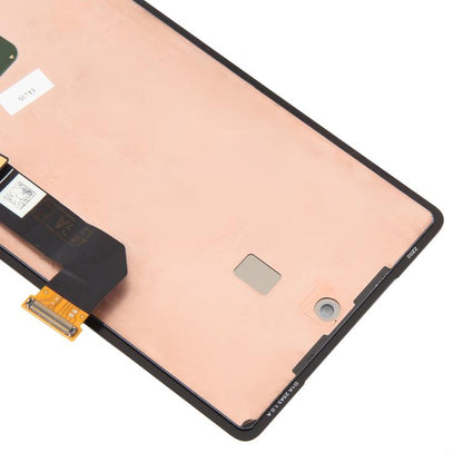Écran LCD d'origine complet avec cadre et nappe de connexion pour lecteur d'empreintes digitales, compatible avec Google Pixel 7a (GWKK3, GHL1X, G0DZQ, G82U8)., For Google Pixel 7a(Original)