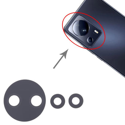 For Xiaomi Civi 2 10pcs Back Camera Lens