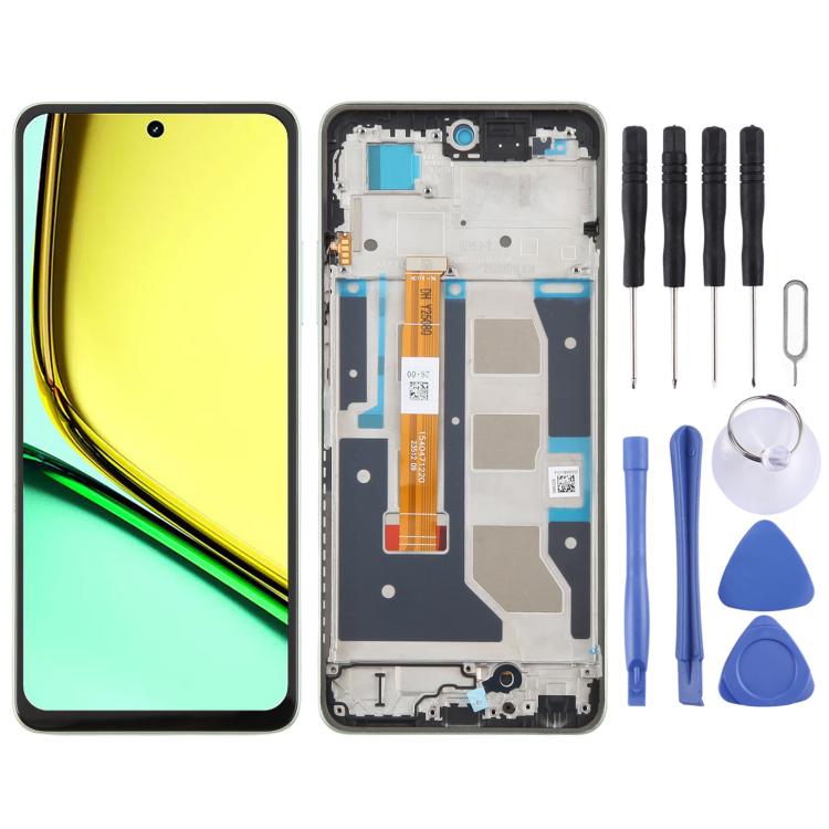 Écran LCD OEM complet avec cadre pour Realme 12 Lite 4G, For Realme 12 Lite 4G(Dark Green), For Realme 12 Lite 4G