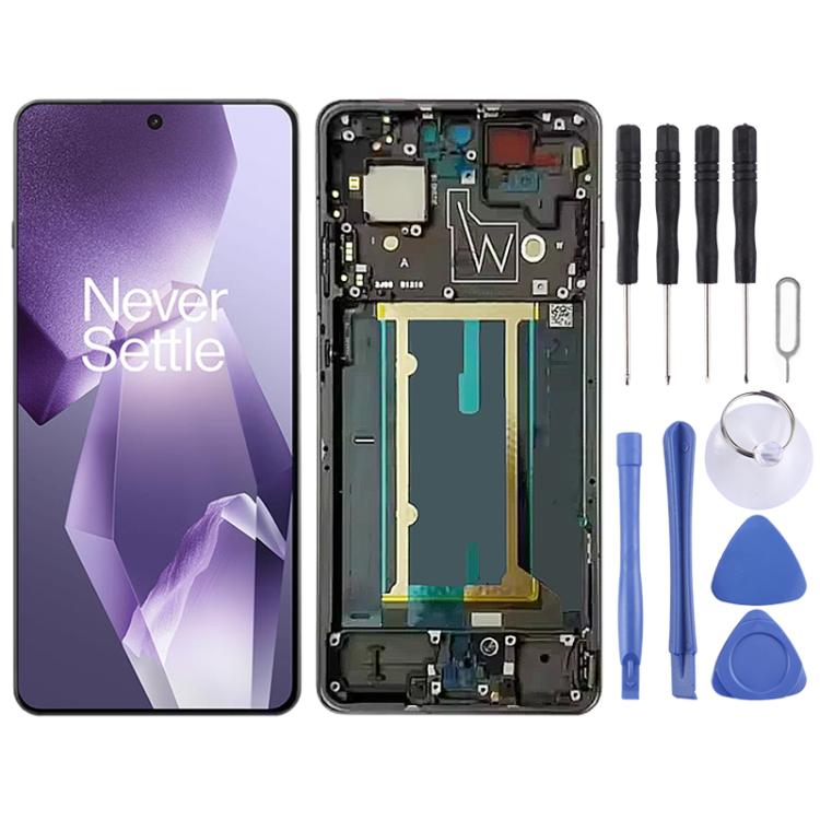 Écran LCD d'origine pour OnePlus Ace 5 Pro (PKR110), numériseur et cadre inclus., For OnePlus Ace 5 Pro(Original)