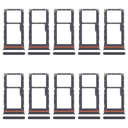 For Xiaomi Redmi 13 5G 10pcs SIM Card Tray + SIM Card Tray / Micro SD Card Tray