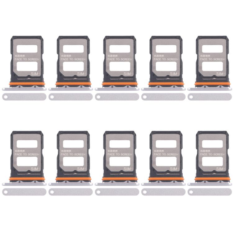 For Xiaomi Redmi K70 Ultra 10pcs SIM Card Tray + SIM Card Tray