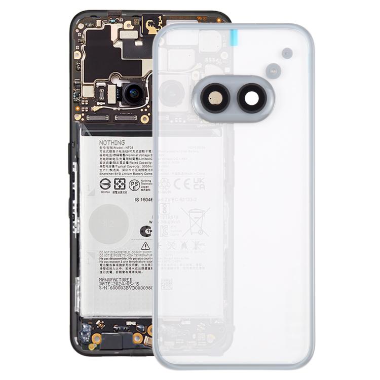 For Nothing Phone 2a Plus Original Transparent Back Cover with Camera Lens Cover