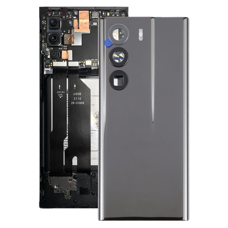 For ZTE Axon 40 Ultra Space Edition A2023P Original Ceramics Back Cover with Camera Lens Cover