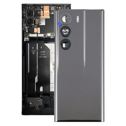 For ZTE Axon 40 Ultra Space Edition A2023P Original Ceramics Back Cover with Camera Lens Cover