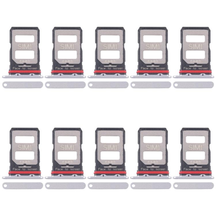 For Xiaomi Redmi K70 10pcs SIM Card Tray + SIM Card Tray