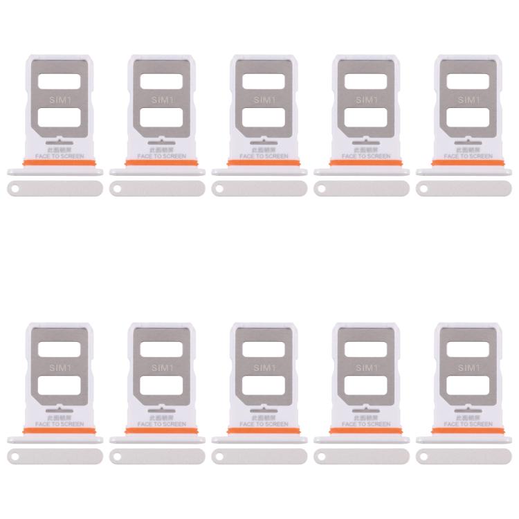 For Xiaomi Poco X6 10pcs SIM Card Tray + SIM Card Tray