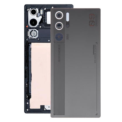 Coque arrière en verre d'origine avec cache-objectif pour ZTE nubia RedMagic 9 / 9 Pro, For ZTE nubia RedMagic 9 Pro