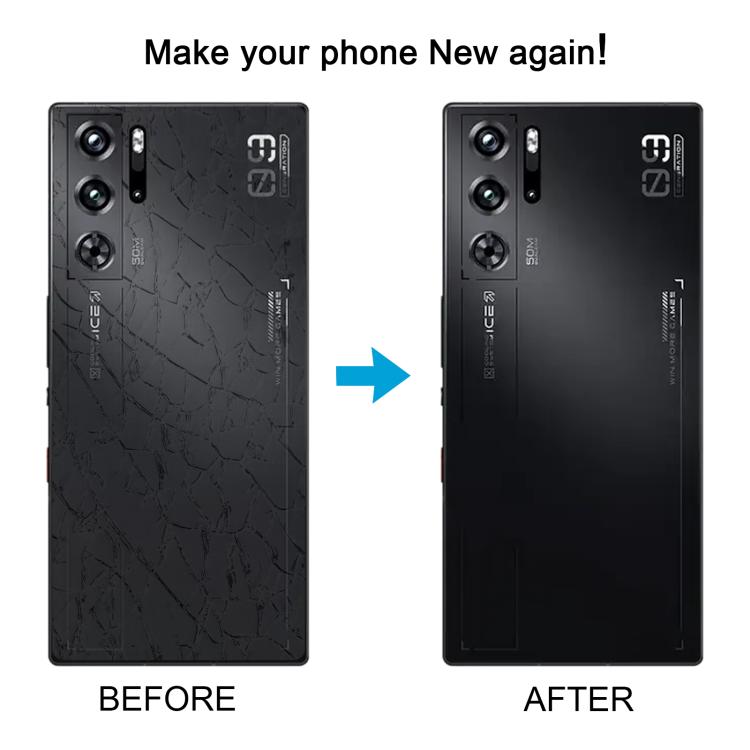 Coque arrière en verre d'origine avec cache-objectif pour ZTE nubia RedMagic 9 / 9 Pro, For ZTE nubia RedMagic 9 Pro