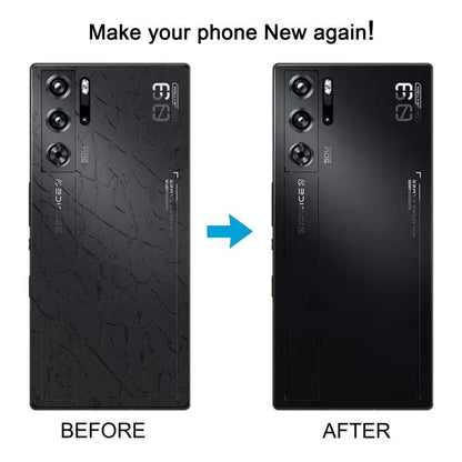 Coque arrière en verre d'origine avec cache-objectif pour ZTE nubia RedMagic 9 / 9 Pro, For ZTE nubia RedMagic 9 Pro