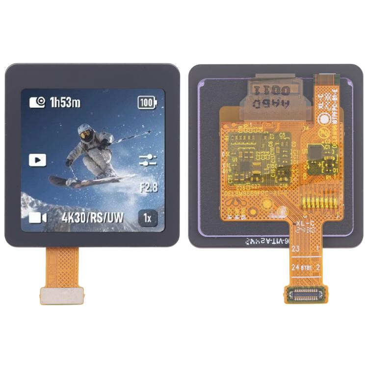 Écran secondaire LCD avant d'origine avec numériseur (ensemble complet) pour DJI OSMO Action 6, For DJI Osmo Action 6(Original Secondary LCD)