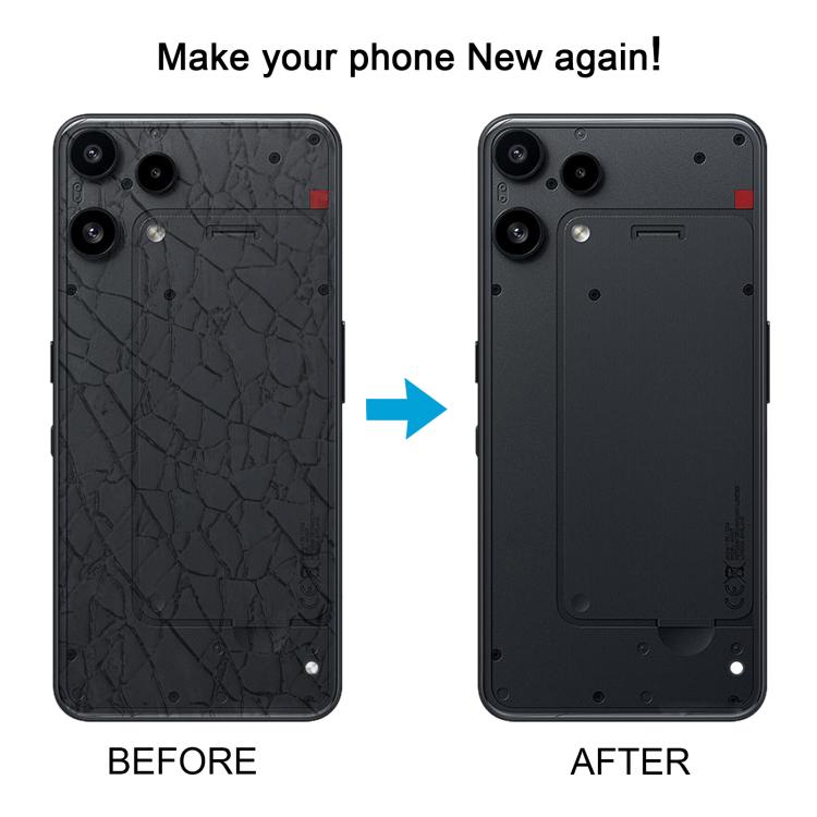 Coque arrière en verre d'origine pour Phone 3a Lite A001T, For Nothing Phone 3a Lite(Original)