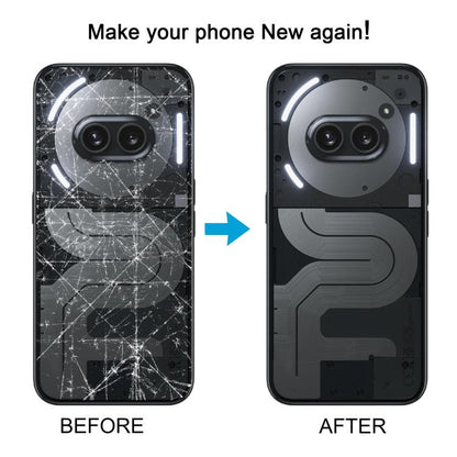 Coque arrière transparente originale pour Phone 2a (sans frais), For Nothing Phone 2a(Original)