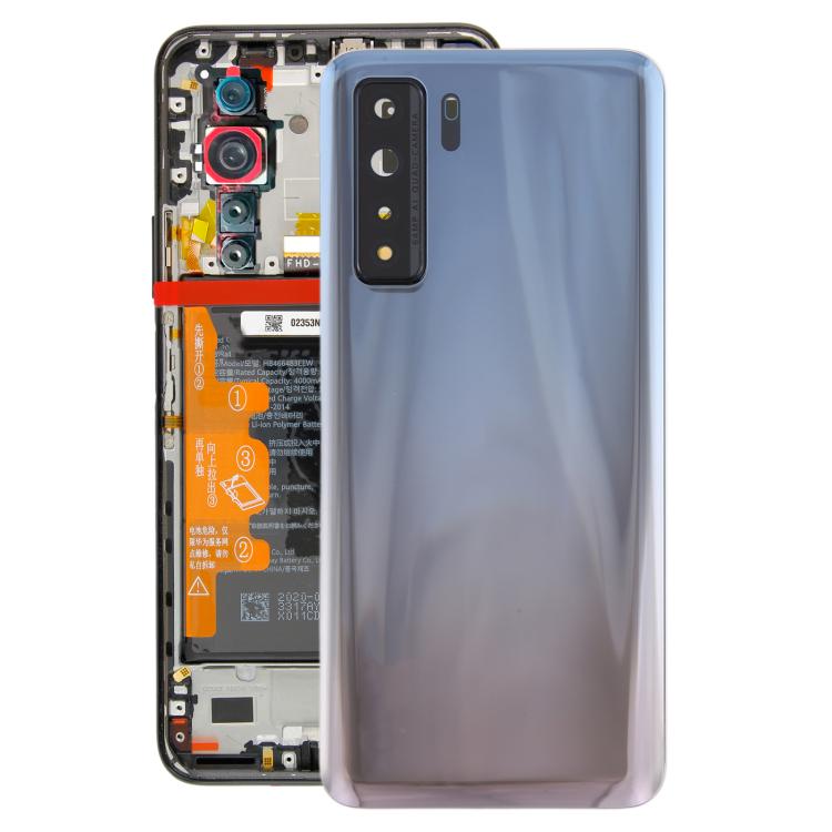 Coque arrière d'origine pour Huawei P40 Lite 5G avec cache-objectif de caméra, For Huawei P40 Lite 5G(with Camera Lens)
