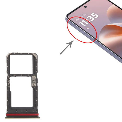 Tiroir de carte SIM d'origine pour Motorola Moto G86 + Tiroir pour carte SIM / carte microSD, For Motorola Moto G86(Original)