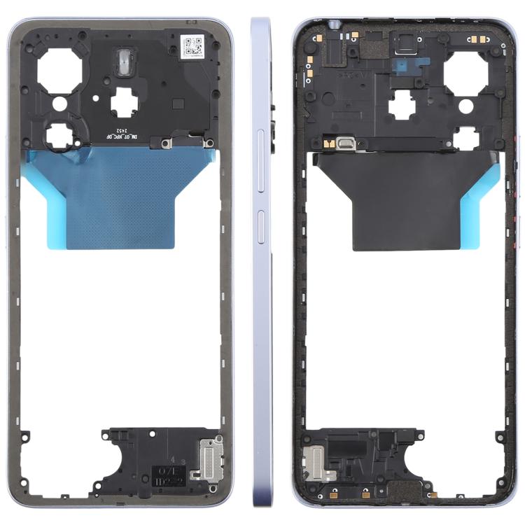 Cadre central d'origine pour Xiaomi Redmi Note 14 4G, For Xiaomi Redmi Note 14 4G(Original)