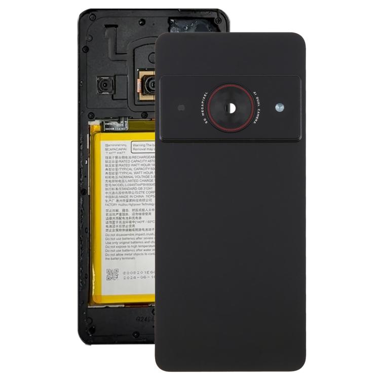 Coque arrière en verre avec cache-objectif pour ZTE A75 Pro / Telstra TElite 5G, For ZTE A75 Pro / Telstra T-Elite 5G