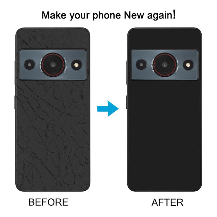 Coque arrière en verre avec cache-objectif pour ZTE A75 Pro / Telstra TElite 5G, For ZTE A75 Pro / Telstra T-Elite 5G