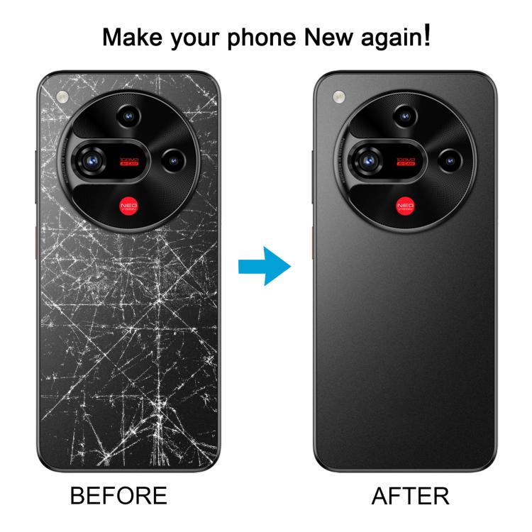 Coque arrière en plastique avec cache-objectif pour ZTE nubia Focus 2 Z2462N, For ZTE nubia Focus 2