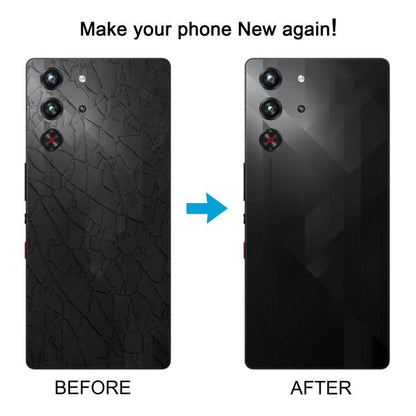 Coque arrière de batterie en verre d'origine pour ZTE nubia RedMagic 10 Pro avec cache-objectif., For ZTE nubia RedMagic 10 Pro(Original)