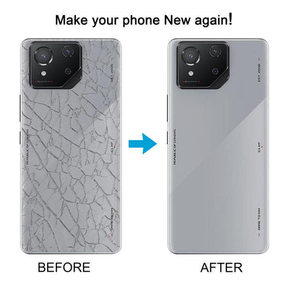 Coque arrière de batterie en verre d'origine avec adhésif pour Asus ROG Phone 8 AI2401, For Asus ROG Phone 8(Original)