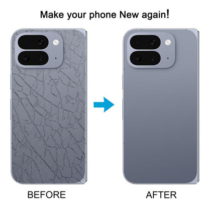 Coque arrière pliable en verre avec cache-batterie et objectif pour Google Pixel 10 Pro, For Google Pixel 10 Pro Fold
