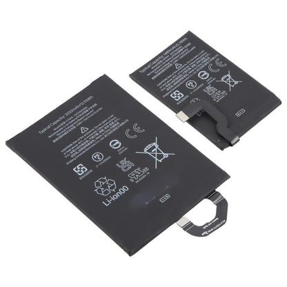 Batterie Li-Ion 1489 mAh / 3332 mAh pour Google Pixel Fold G9FPL GPDX1 (1 paire), For Google Pixel Fold