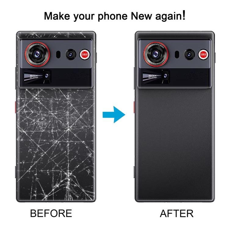 Coque arrière en plastique avec cache-objectif pour ZTE nubia Z80 Ultra NX741J, For ZTE nubia Z80 Ultra