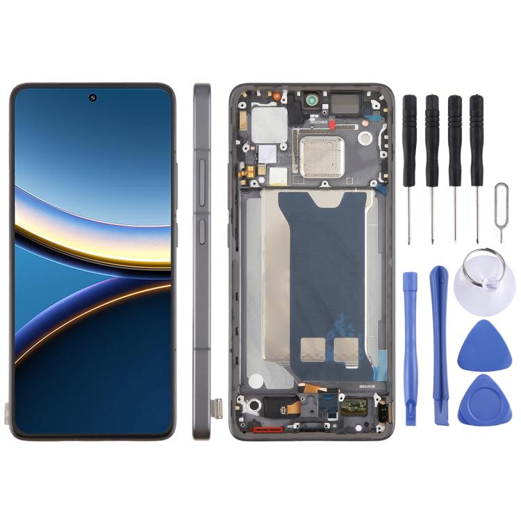 Écran LCD d'origine pour Xiaomi Poco F7 Pro, numériseur complet avec cadre, For Xiaomi Poco F7 Pro(Original)