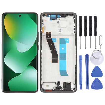 Écran LCD d'origine pour Xiaomi Redmi Note 15 4G, numériseur complet avec cadre, For Redmi Note 15 4G(Original)