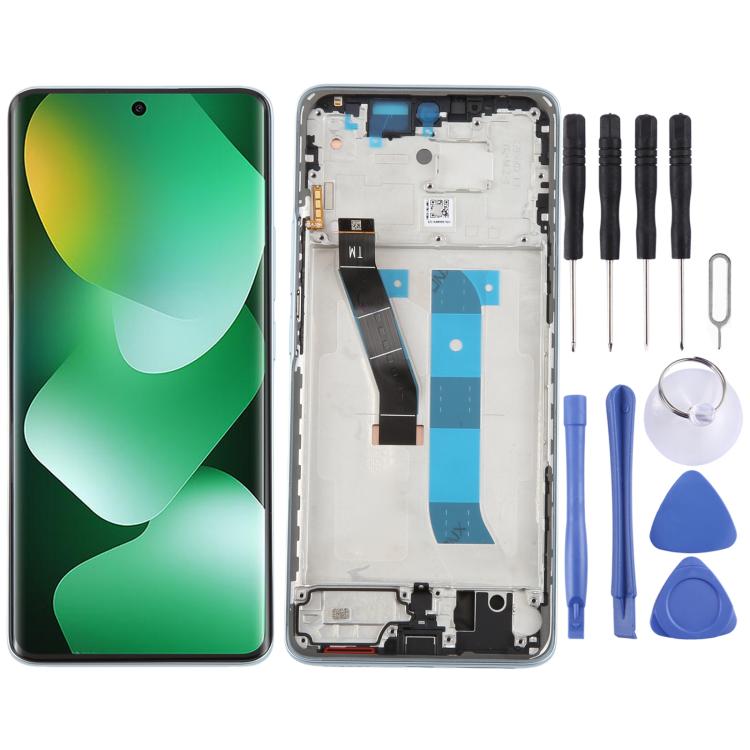 Écran LCD d'origine pour Xiaomi Redmi Note 15 4G, numériseur complet avec cadre, For Redmi Note 15 4G(Original)