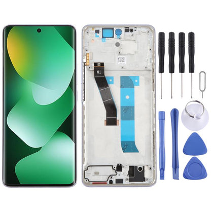 Écran LCD d'origine pour Xiaomi Redmi Note 15 4G, numériseur complet avec cadre, For Redmi Note 15 4G(Original)