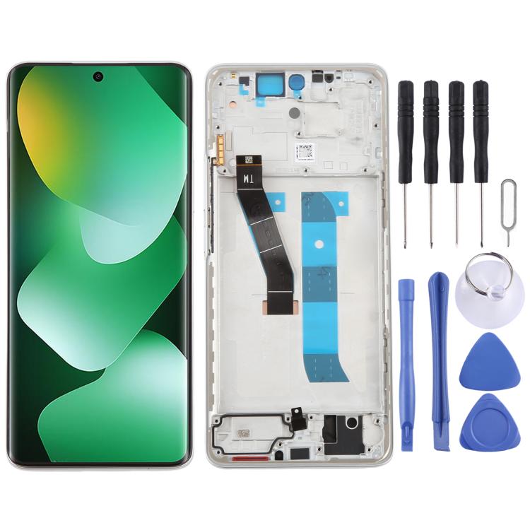 Écran LCD d'origine pour Xiaomi Redmi Note 15 4G, numériseur complet avec cadre, For Redmi Note 15 4G(Original)