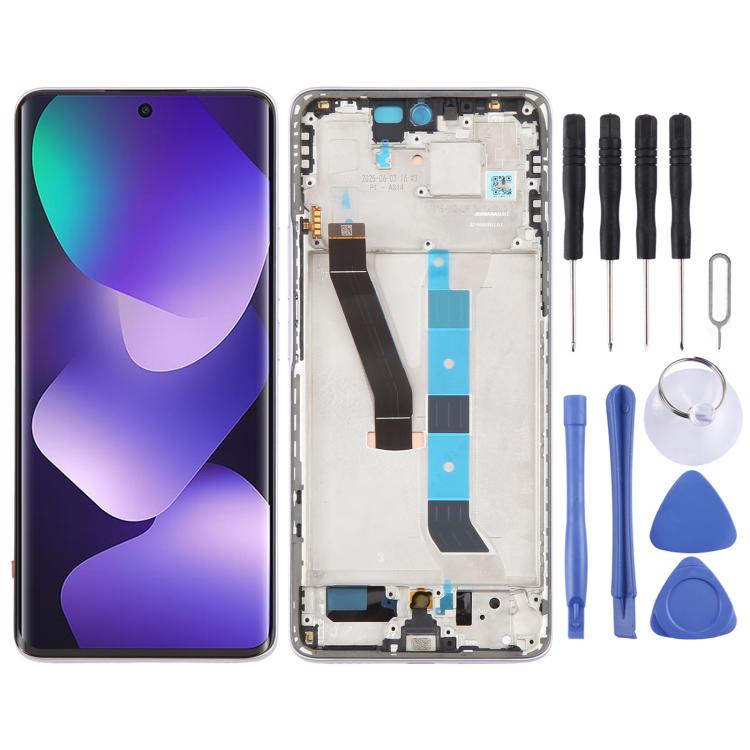 Écran LCD d'origine pour Xiaomi Redmi Note 15 5G, numériseur complet avec cadre, For Xiaomi Redmi Note 15 5G(Original)