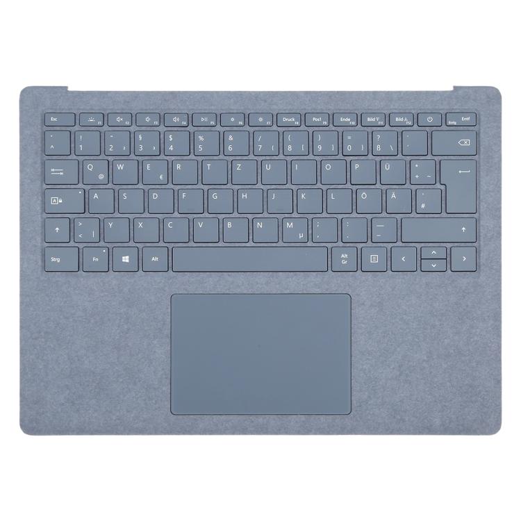 Clavier allemand/britannique avec coque C et pavé tactile pour Microsoft Surface Laptop 4 13,5 pouces, For Microsoft Surface Laptop 4 13.5 inch
