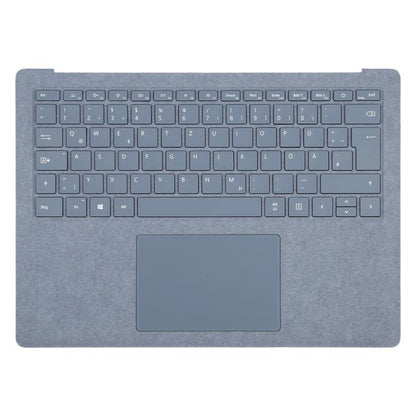 Clavier allemand/britannique avec coque C et pavé tactile pour Microsoft Surface Laptop 4 13,5 pouces, For Microsoft Surface Laptop 4 13.5 inch