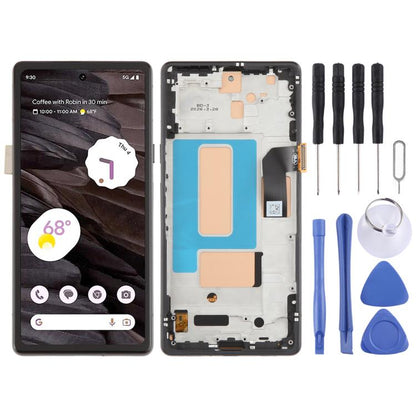 Écran LCD TFT complet avec cadre pour Google Pixel 7a GWKK3 G82U8, For Google Pixel 7a (TFT)