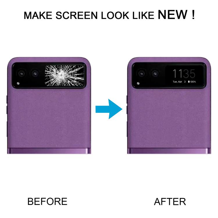 Écran secondaire LCD d'origine avec numériseur et ensemble complet pour Motorola Razr 40 / Razr Gen 3, For Motorola Razr 40 / Razr Gen 3(Original,Secondary LCD)
