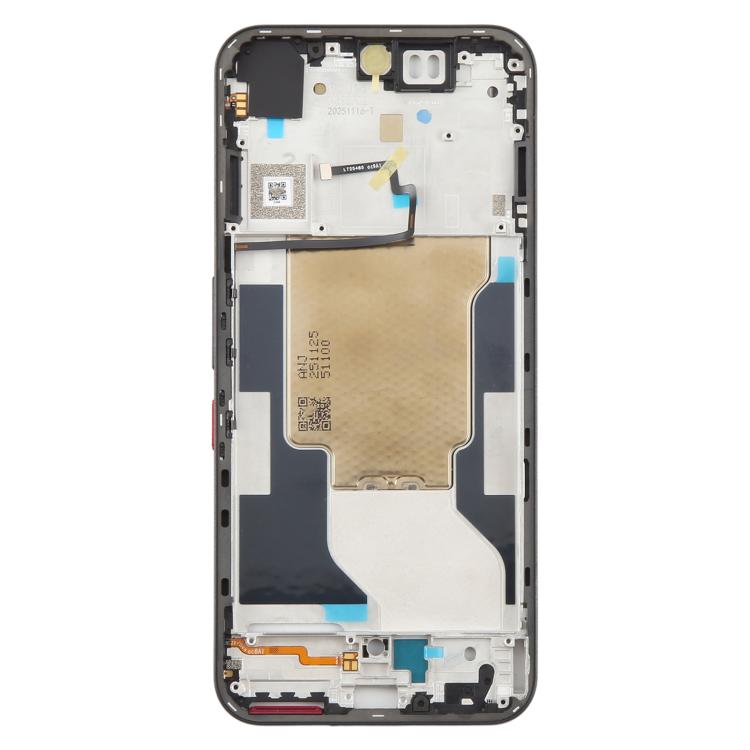 Cadre central avec bouton d'alimentation et de volume pour ZTE nubia Neo 5 GT Z2570N, For ZTE nubia Neo 5 GT