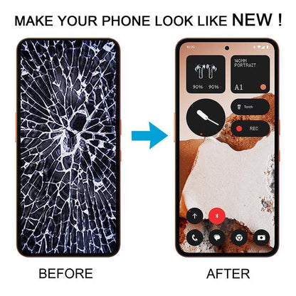 Écran LCD d'origine CMF Phone 2 Pro A001, numériseur et assemblage complets avec cadre, à vendre gratuitement., For Nothing CMF Phone 2 Pro(Original)